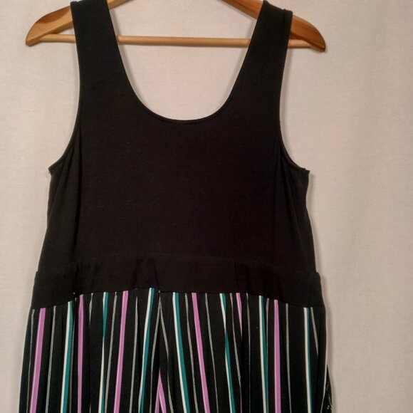 Torrid Size 1 Plus 1X Jumper Sleeveless Stretch Knit Tank Challis Stripe Pants - Picture 8 of 13